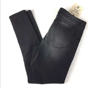 REPOSH Democracy Faded Black Denim Skinny Jeans